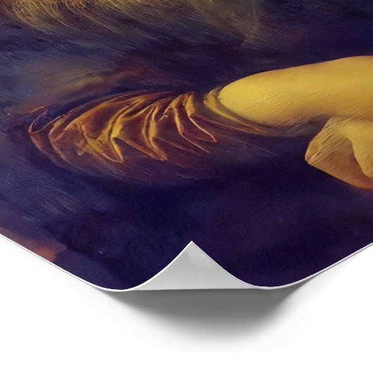 Mona Lisa Poster (Ecke)