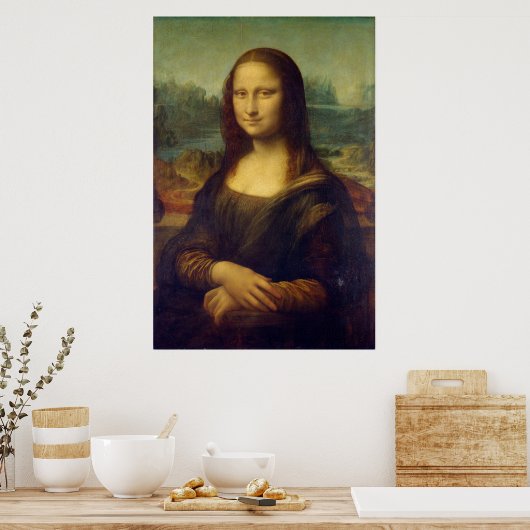 Mona Lisa Poster (Küche)