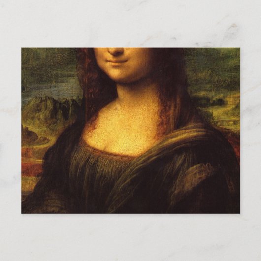 Mona Lisa Postkarte (Vorderseite)