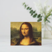 Mona Lisa Postkarte (Stehend Vorderseite)