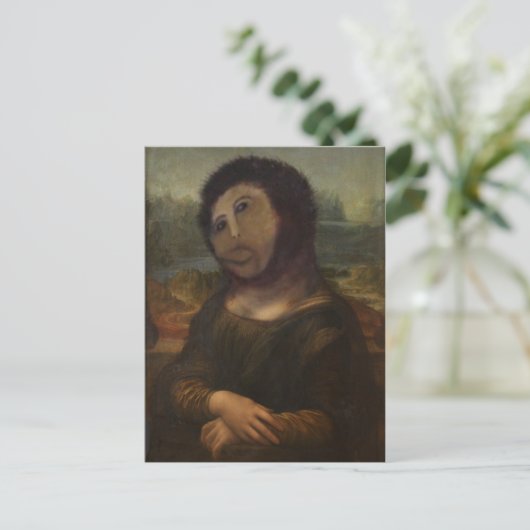 Mona Lisa Postkarte (Stehend Vorderseite)