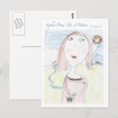 Mona Lisa Postkarte (Vorne/Hinten)