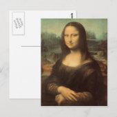 Mona Lisa Postkarte (Vorne/Hinten)
