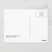 Mona Lisa Postkarte (Rückseite)