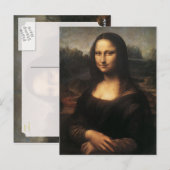 Mona Lisa Postkarte (Vorne/Hinten)