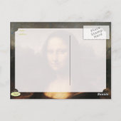 Mona Lisa Postkarte (Rückseite)