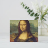 Mona Lisa Postkarte (Stehend Vorderseite)