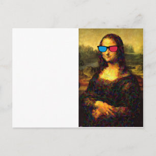Mona lisa postkarte