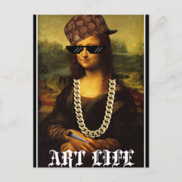 Mona Lisa Postkarte