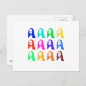 Mona Lisa Postkarte (Vorne/Hinten)