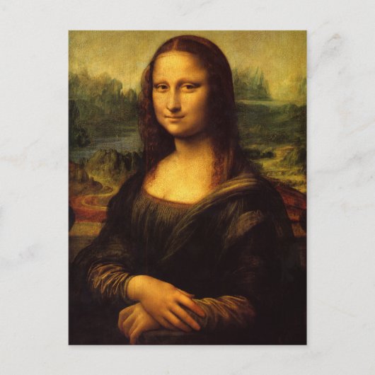 Mona Lisa Postkarte (Vorderseite)