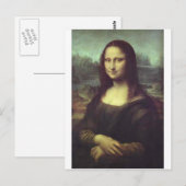 Mona Lisa Postkarte (Vorne/Hinten)