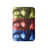 Mona Lisa Primärfarben Badematte (Vorderseite Vertikal)