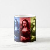 Mona Lisa Primärfarben Kaffeetasse (Mittel)