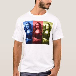 Mona Lisa Primärfarben T-Shirt