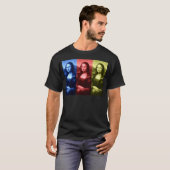 Mona Lisa Primärfarben T-Shirt (Vorne ganz)
