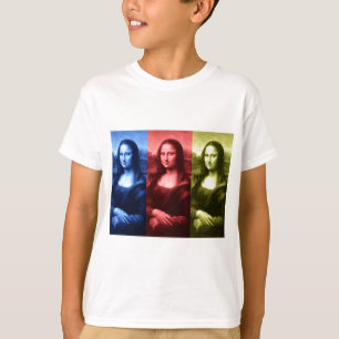 Mona Lisa Primärfarben T-Shirt