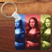 Mona Lisa Primary Colors Keychain Schlüsselanhänger (Vorderseite)