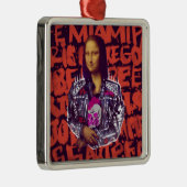 Mona Lisa Punk Art Ornament Aus Metall (Rechts)