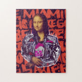 Mona Lisa Punk Art Puzzle (Vertikal)