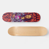 Mona Lisa Punk Art Skateboard (Horizontal)