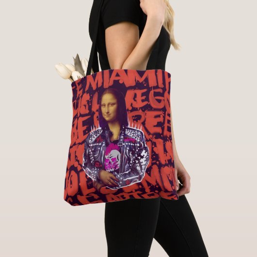 Mona Lisa Punk Art Tasche (Von Nahem)