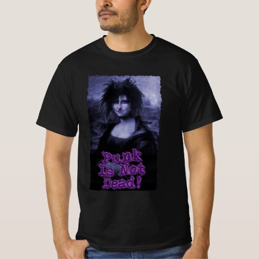 Mona Lisa: Punk Is Not Dead T-Shirt (Vorderseite)