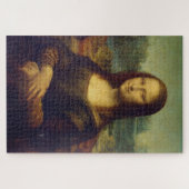 Mona Lisa Puzzle-Berühmtes Portrait von Leonardo d Puzzle (Horizontal)