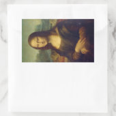 Mona Lisa Rectangle Aufkleber (Tasche)