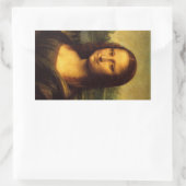 Mona Lisa Rectangle Aufkleber (Tasche)