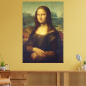 Mona Lisa Reproduction Print - Da Vinci Print Leinwanddruck (Insitu (Wohnzimmer))