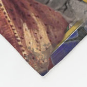 Mona Lisa Romantic Funny Colorful Arte work Fleecedecke (Ecke)