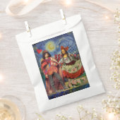 Mona Lisa Romantic Funny Colorful Arte work Geschenktütchen (Ausgeschnitten)