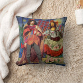 Mona Lisa Romantic Funny Colorful Arte work Kissen (Decke)