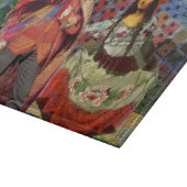 Mona Lisa Romantic Funny Colorful Arte work Schneidebrett (Ecke)