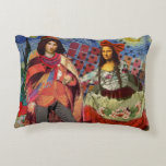 Mona Lisa Romantic Funny Colorful Arte work Zierkissen<br><div class="desc">Diese wunderbare Einladung bringt Elemente aus der Mona Lisa und Van Gogh's Starry night, um ein außergewöhnlich einzigartiges und skurriles Hochzeitthema für eine Einladung, danke, Tischnummer, und mehr zu machen! Die Mona Lisa - Dieses Bild zeigt die Mona Lisa mit ihrem Mann, tanzend in skurriler Boho-Manier vor Van Gogh's Starry...</div>