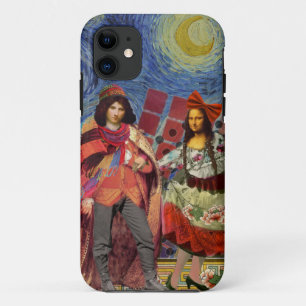 Mona Lisa Romantische Lustige Farbige Kunst Case-Mate iPhone Hülle