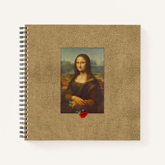 Mona Lisa Rose Notizblock (Vorderseite)