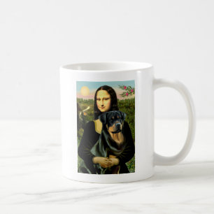 Mona Lisa - Rottweiler (#3) Kaffeetasse