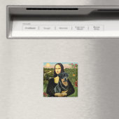 Mona Lisa - Rottweiler (#3) Magnet (In Situ (Geschirrspüler))