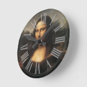 Mona Lisa Runde Wanduhr (Winkel)