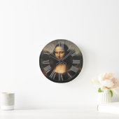 Mona Lisa Runde Wanduhr (Zuhause)