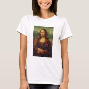 Mona Lisa Salat Feine Kunst Veganer Scherz T-Shirt