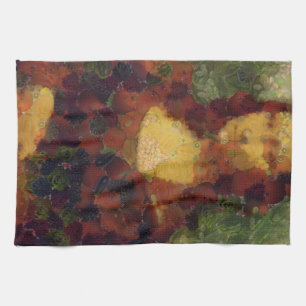 Mona Lisa Salat Fine Art Vegan Parodie Geschirrtuch