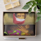 Mona Lisa Santa Claus Seidenpapier (Geschenk)