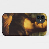 Mona Lisa Schnurrbart Case-Mate iPhone Hülle (Rückseite (Horizontal))