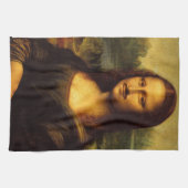 Mona Lisa Schnurrbart Handtuch (Horizontal)