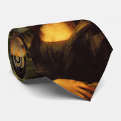 Mona Lisa Schnurrbart Krawatte (Gerollt)