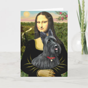 Mona Lisa - Schottischer Terrier #1 Karte