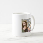 Mona Lisa - schreckliche Zähne Kaffeetasse (VorderseiteRechts)
